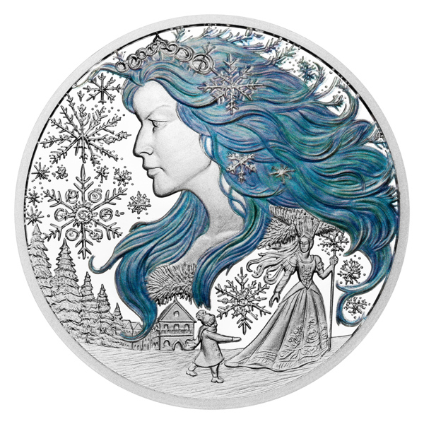 картинка 1 dollar Niue The Snow Queen proof, 29gr silver – площадка coinbay.ae