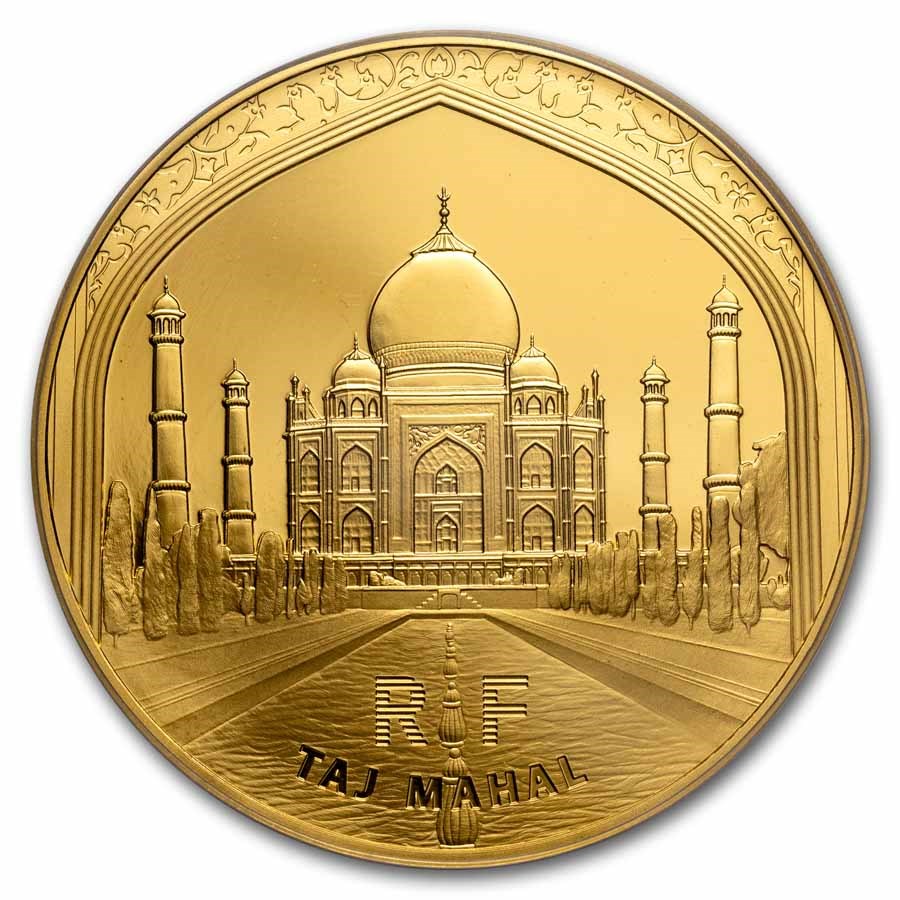 картинка 200 euros France, UNESCO Taj Mahal 1 oz gold Proof – площадка coinbay.ae