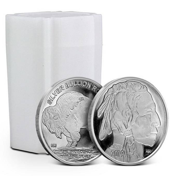 картинка Buffalo 1 oz Silver Round  HM (20pcs tube) – площадка coinbay.ae