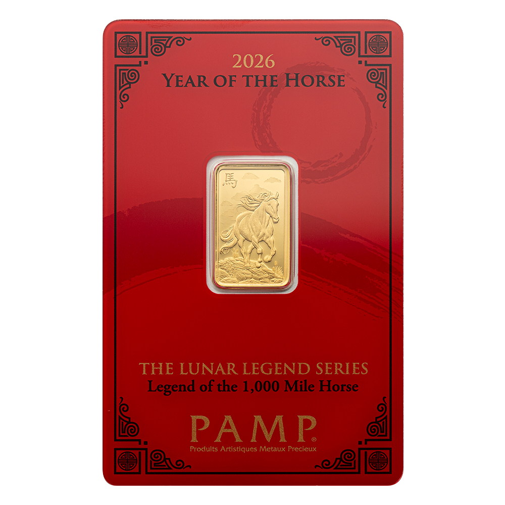 картинка 5 gram gold PAMP Year of the Horse – площадка coinbay.ae
