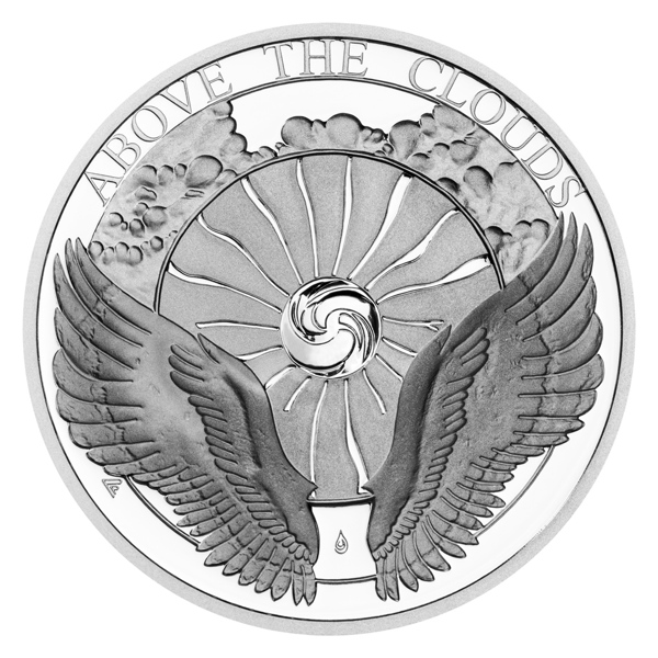 картинка 2 dollars Niue Aviation Coin - Above the Clouds reverse proof, 1 oz silver – площадка coinbay.ae