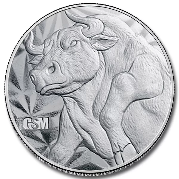 صورةBull and Bear 1 OZ Silver Round – السوقcoinbay.ae