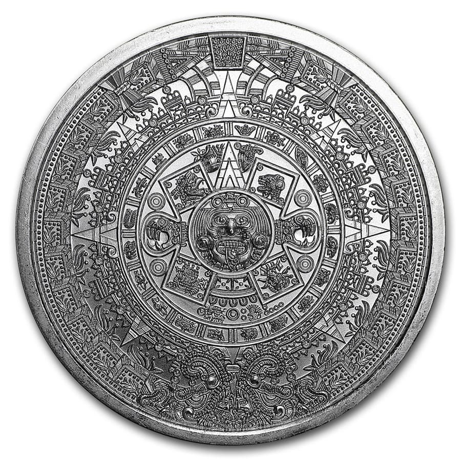 صورة1 oz Aztec Calendar Silver Round – السوقcoinbay.ae