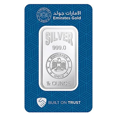 صورة1/2 oz Silver Emirates gold Bar – السوقcoinbay.ae
