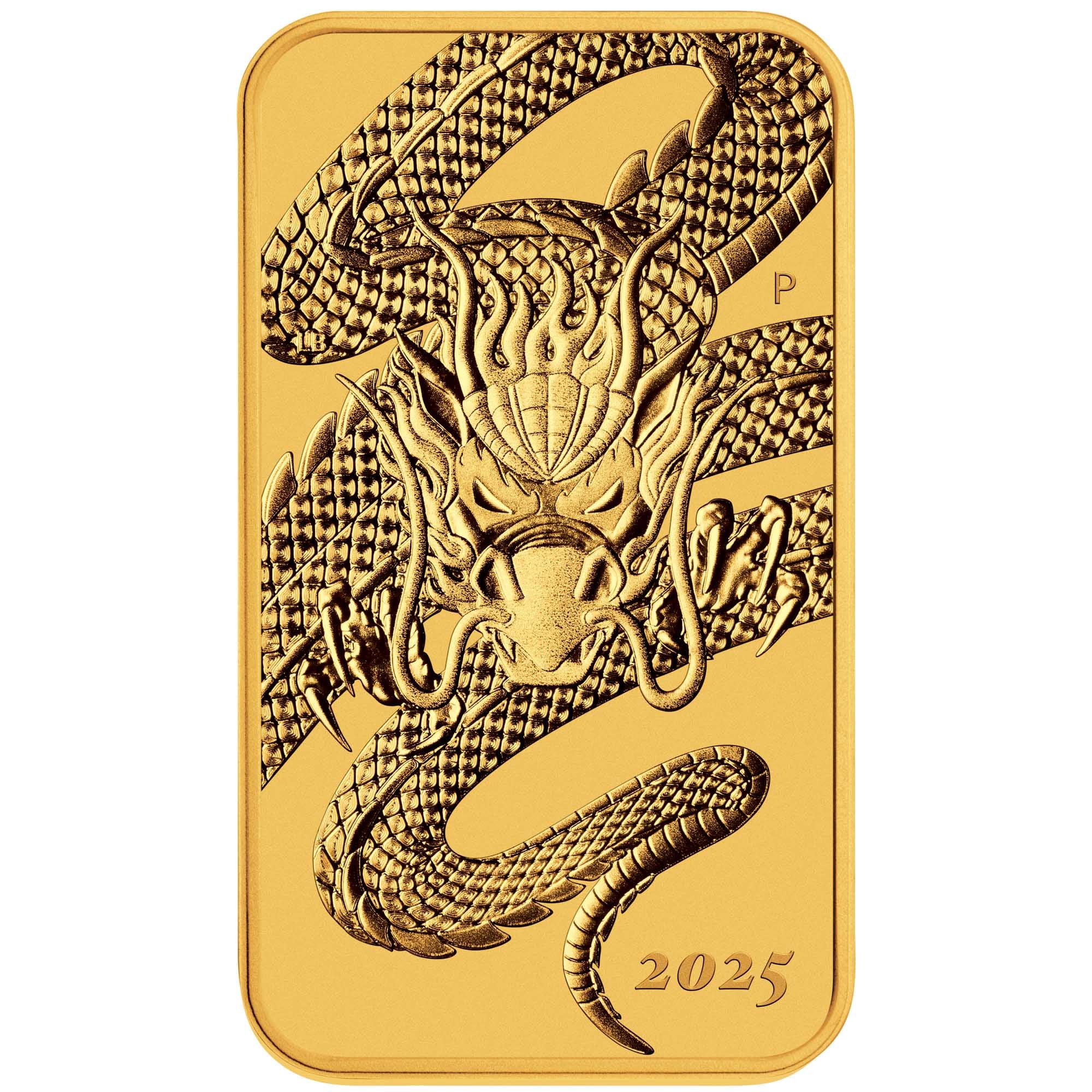 صورة100 dollars Australia 2025 Dragon Rectangular 1 oz gold – السوقcoinbay.ae