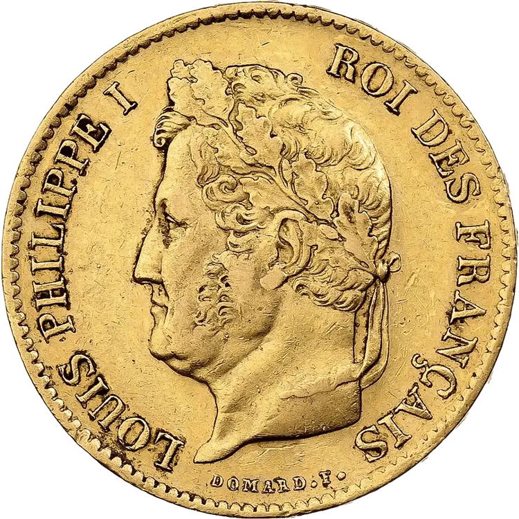картинка 40 French Francs Louis Philippe I (1831–1839) Au 11.61 gr – площадка coinbay.ae