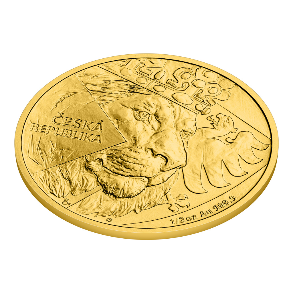 картинка 25 dollars Niue, Czech Lion 1/2 oz gold – площадка coinbay.ae