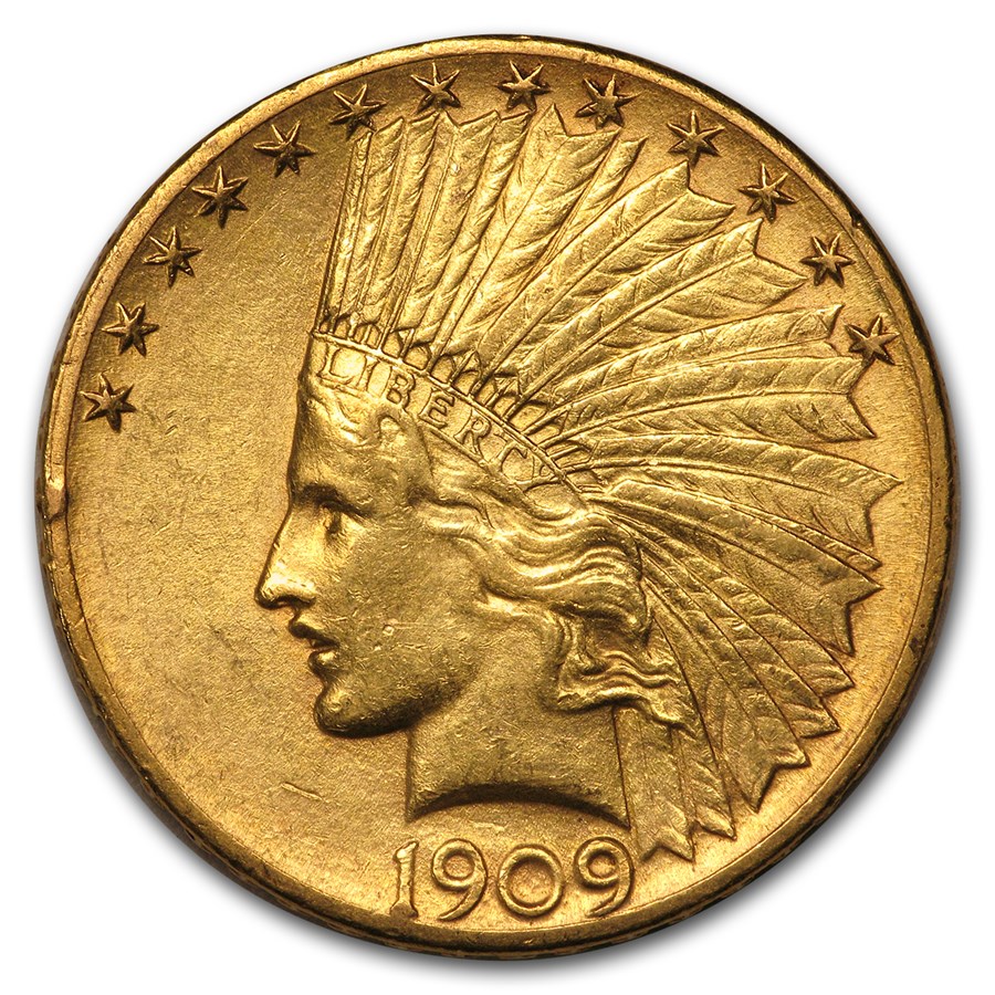 картинка 10 dollars USA Indian Head  Gold  (1907-1933) – площадка coinbay.ae
